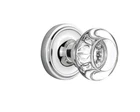 Nostalgic Warehouse Classic Rosette Round Clear Crystal Door Knob Open. Price: $56.88.