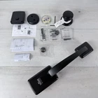 Kwikset Brentford Matte Black Single Cylinder Front Door Handleset Used. Price: $49.95.