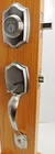 Kwikset Belleview Handleset With Balboa Lever Satin Nickel 687BWXBL15 #8GB Open. Price: $37.99.
