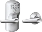 Schlage FE575 626 Jaz Plymouth Keypad Entry With Auto-lock And Elan Levers Open. Price: $66.00.