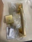 Kwikset 819SCE-LIP San Clemente Dmy Hdlst, Exterior, Satin Brass (scratches) Used. Price: $64.75.