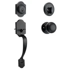 Front Door Handle Deadbolt Set, Matte Black Lock With Interio New. Price: $42.45.