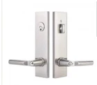 Emtek 5312 2-SN Point Key Single Cylinder Lock Set With Helios Open. Price: $175.00.