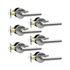 Orger 6 Pack Privacy Interior Door Handles For Bathroom Bedroom, Stain Ni... New. Price: $108.79.
