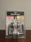 Kwikset Delta Satin Chrome Deadbolt Keyed Entry Door Handle Combo Pack New. Price: $28.49.