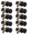Probrico 10 Pack Round Privacy Door Knobthumb Turn Lock On The Inside, Keyless New. Price: $75.00.