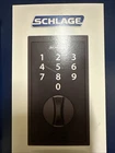 Schlage Keyless Touchscreen Deadbolt - Matte Black (BE375 Cen 622) New. Price: $95.00.