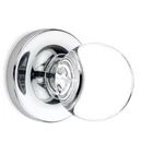 Kobelle Round Ball Crystal Door Knobs Polished Chrome Passage, New. Price: $43.99.