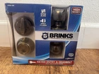 Brinks Keyed Entry & Deadbolt Doorknob Set Antique Brass, Alike 2108-109 New. Price: $19.99.