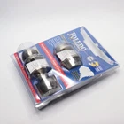 Toledo Vila Double Cylinder Entrance Knobset CV1501-AV-US32D Open. Price: $18.37.