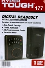 Hyper Tough Digital Deadbolt 1752004 In Oil Rubbed Bronze Open. Price: $29.95.