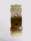 Baldwin Half Escutcheon Door Trim Satin Brass & Black 6769-050-KE 680HW Open. Price: $15.00.