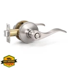 Knobonly Door Handles Brushed Nickel 8 Pack New. Price: $164.99.