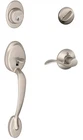 Schlage Plymouth Single Cylinder Handleset F60 PLY-619 Knob Satin Nickel New. Price: $70.00.