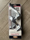 Larson Quickfit Storm Door Handle Brushed Nickel. Curved For New. Price: $44.99.