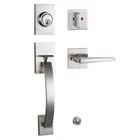 Tmc Modish Front Door Entry Handleset Satin Nickel,slilver With Dea... New. Price: $88.49.