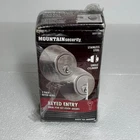 Mountain Security Deadbolt 2 Pack Stainless Steel Exterior Door Home New. Price: $29.99.