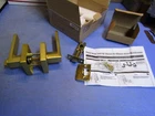 1 Ehomeware Keyless Handle Privacy Door Lock Brass Finish 3503SB-BK New Box Open. Price: $29.99.