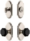 Grandeur Arclyo Sp Eset 238 Solid Brass Rose Single Cylinder - Nickel New. Price: $538.50.