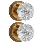 Sorwduerm 2 Pack Crystal Knobs Antique Brass Door Interior Privacy New. Price: $98.61.