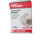 Hyper Tough Keyed Entry Single Cylinder Deadbolt Ss Finish Ansi Grade 3 New. Price: $14.00.