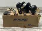 Schlage F80PLY716 Plymouth Storeroom Door Knob Set-aged Bronze-fast Ship New. Price: $49.99.