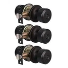 Knobwell 3 Pack Keyed Entry Door With Lock, Interior And Exterior Open. Price: $32.62.