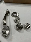 Baldwin SC.COLXROU.TRR.150.S Columbus Handleset Round Knob & Rose, Satin Nickel New. Price: $499.00.