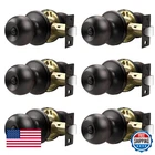 Lepushom 6 Pack Door Knobs Interior Keyless Antique Bathroom Bedroom Oil Rubbed New. Price: $59.29.