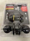 Kwikset Keyed Entry Single Deadbolt Matte Black New. Price: $22.50.