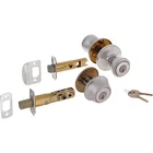 Kwikset 690T 26D Satin Chrome Entry Knob & Single Cylinder Deadbolt Combo New. Price: $14.00.