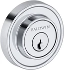 Baldwin Sc.rrd Recessed Round Solid Brass Single Cylinder Keyed - Chrome New. Price: $98.70.
