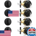 Probrico Black Single Cylinder Deadbolt, Keyed Side, Residential Security New. Price: $84.07.