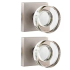 2 Pack Dummy Door Glass Knobs Interior Satin Nickel For ... New. Price: $64.32.
