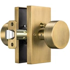 Calzibeno Antique Brass Door Knobs, Vintage Privacy Interior, Rectangu New. Price: $55.49.