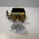 Dllween Glass Door Knob, FGH-AB02,ANTIQUE Beass,passage, 3 Sets. New. Price: $49.90.