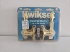 Kwikset Bed & Bath Privacy Door Handle Polished Brass Left Nos Usa New. Price: $31.99.