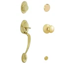 Schlage F93-PLY-605 Polishe Brass Plymouth Dummy Handleset Rh Flair Lever Open. Price: $45.00.
