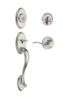 Kwikset Shelburne Satin Nickel Entry Door Lock Handleset 800SEXJ 15 Smt Cp New. Price: $109.00.