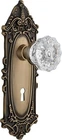 Nostalgic Warehouse Victorian Plate With Keyhole & Interior Crystal Door Knob New. Price: $129.99.