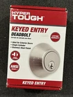 Hyper Tough Keyed Entry Deadbolts, Ansi Grade 3 Household New. Price: $12.00.