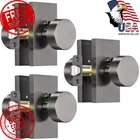 Calzibeno 3 Pack Privacy Door Knobs Satin Chrome Steel Gray New. Price: $99.99.