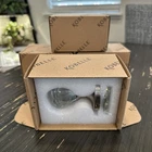 (4 Pack) Kobelle Diamond Round Crystal Door Knobs Chrome Dummy Open. Price: $85.00.