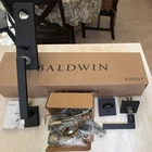 Baldwin Seattle Single Cylinder Entry Handleset Matte Black New. Price: $149.00.