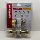 Kwikset Keyed Entry W/ Single Cylinder Deadbolt Polo Polished Brass 96900-250 New. Price: $18.99.