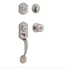 Kwikset 95530-018 Montara Single Cylinder Handleset With Juno Knob Silver Open. Price: $88.11.