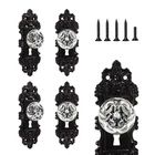 Ceymio Vintage Dummy Door Interior Crystal Glass Knobs 4 Drawer New. Price: $77.66.
