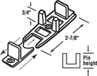 Prime-line 16136 White Plastic Bottom/floor Mount By-pass Guide 2-7/8 In. New. Price: $7.51.