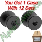 *12-SETS* Kwikset Entry Pismo 740PSK Keyed Front Door Knob Matte Black 97402-895 New. Price: $314.99.