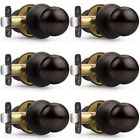 Probrico Privacy Door Knobs Interior 6 Pack, Oil Rubbed Bronze With Open. Price: $59.98.